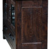 Amish Farmhouse Large TV Cabinet Side View Detail