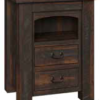 Amish Portland Two Drawer Nightstand