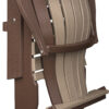 Custom Poly Lumber Folding Beach Chair Folded Up