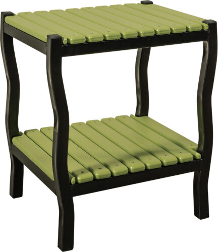 L.A. Eden End Stand in Lime Green