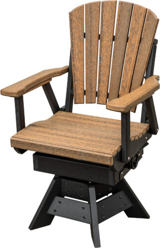 L.A. Micah Swivel Dining Rocker Chair