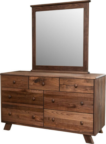 Custom Elijah 7 Drawer Dresser with Mirror