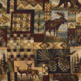 Medina Hardwood Bench with 16-85 Wild Life (S)