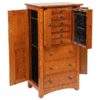 Amish Bungalow Mission Jewelry Armoire Wing