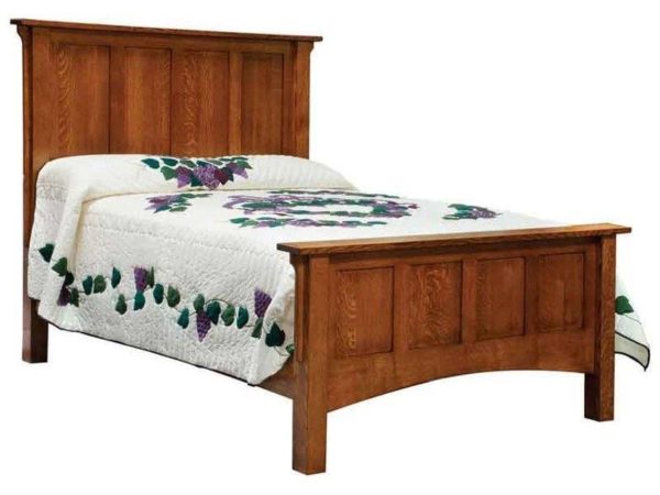 Amish Arts and Crafts Tall Bed