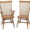 Amish Comback Bent Arm Chair and Side Chair