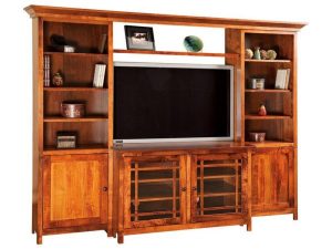 Jason Mission TV Console with Bookcases Jason Mission TV Console with Bookcases