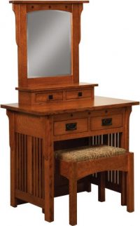 Royal Mission Dressing Table with Bench