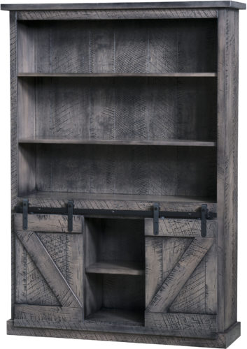 Barnwood Bookcase