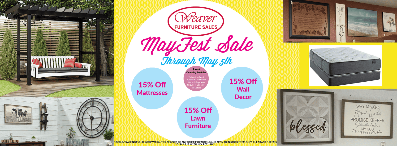 Weavers MayFest Sale