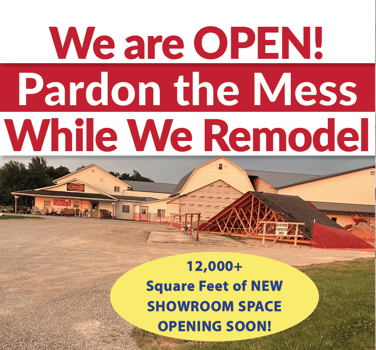 We are open - Come visit us.