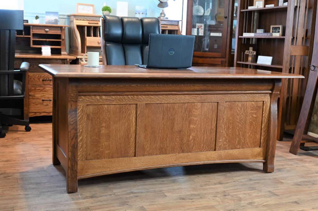 Castlebury Executive Desk, a Wood Furniture piece used to Enhance Productivity