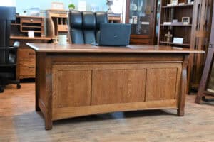 Castlebury Executive Desk, a Wood Furniture piece used to Enhance Productivity