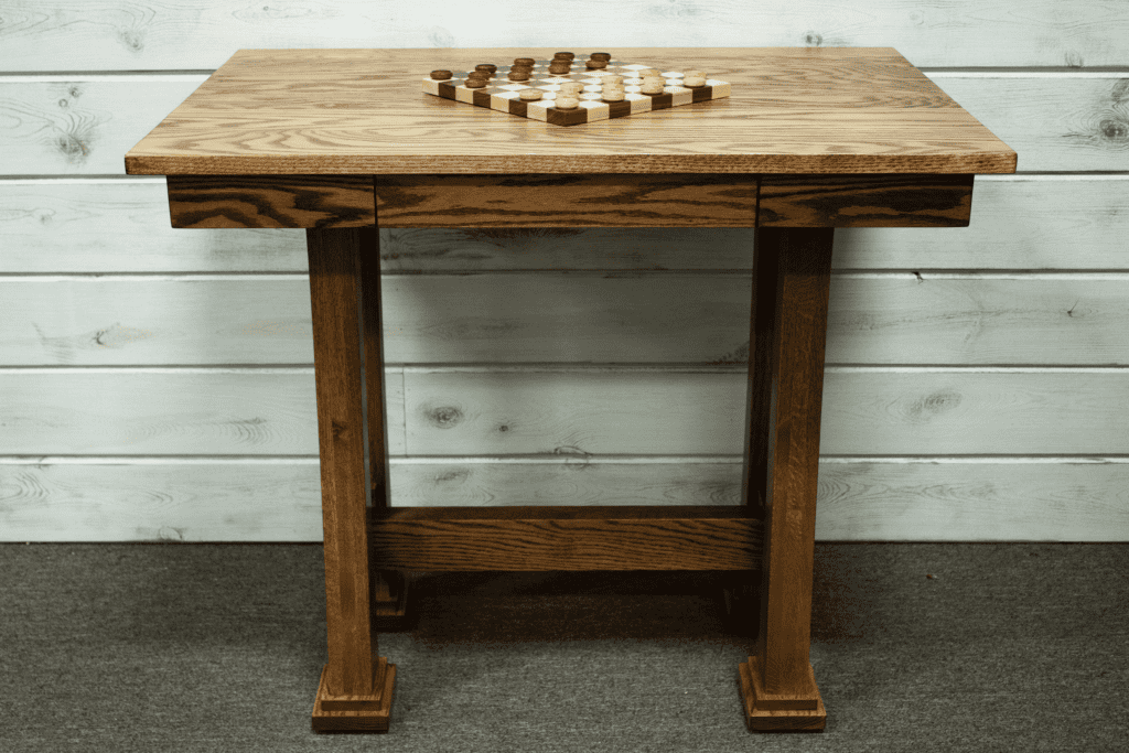 Custom Lander Pub Table with Checkers