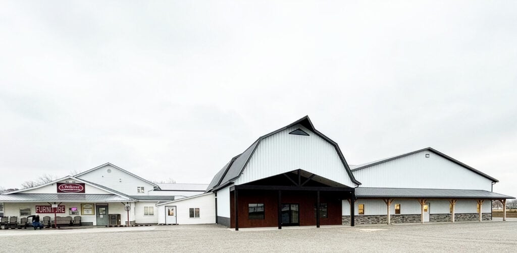 Amish furniture showroom Weaver Furniture Sales Shipshewana Indiana