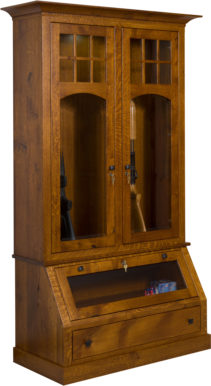 12 Gun Wood Cabinet